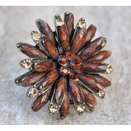  Vibrant Brown Ring